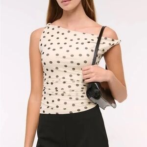 Abercrombie Polka Dot Top Size S